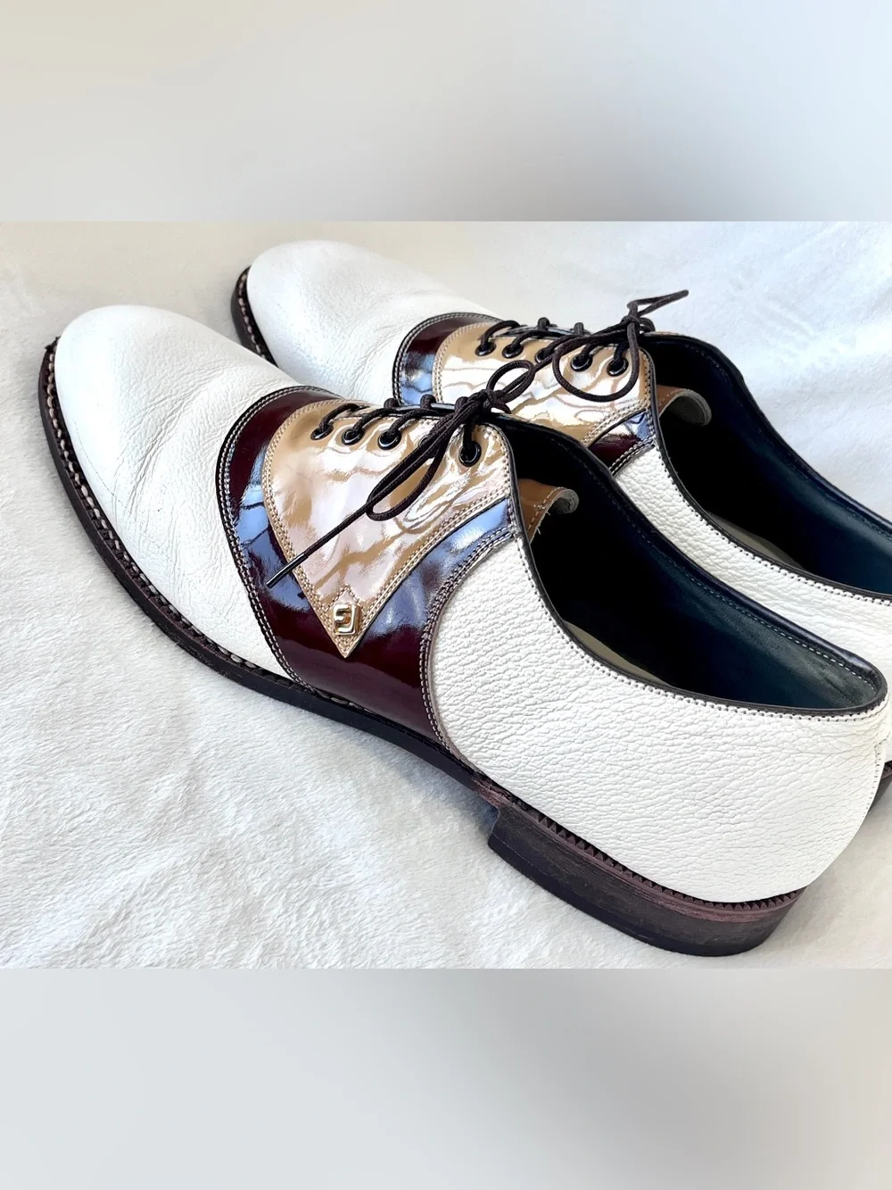 Vintage El Toro / Footjoy Handmade Leather Saddle Charro Dress Shoes Men's 9.5M